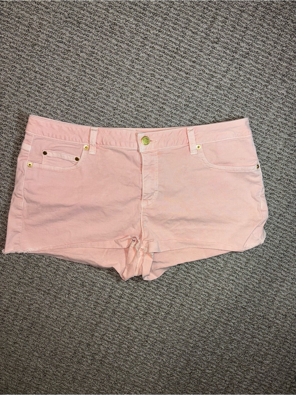 Michael Kors Soft Pink Denim Jean Shorts - Size 10